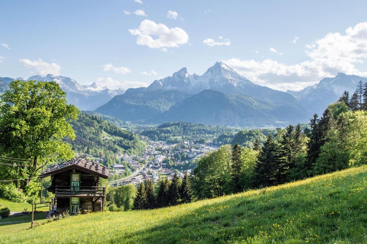 Exklusive Fewo Drachleck Mit 3 Schlafzimmern & Panoramabergblick In Bester Lage Schoenau am Koenigsee Luaran gambar
