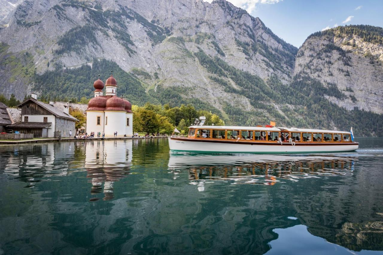 Exklusive Fewo Drachleck Mit 3 Schlafzimmern & Panoramabergblick In Bester Lage Schoenau am Koenigsee Luaran gambar